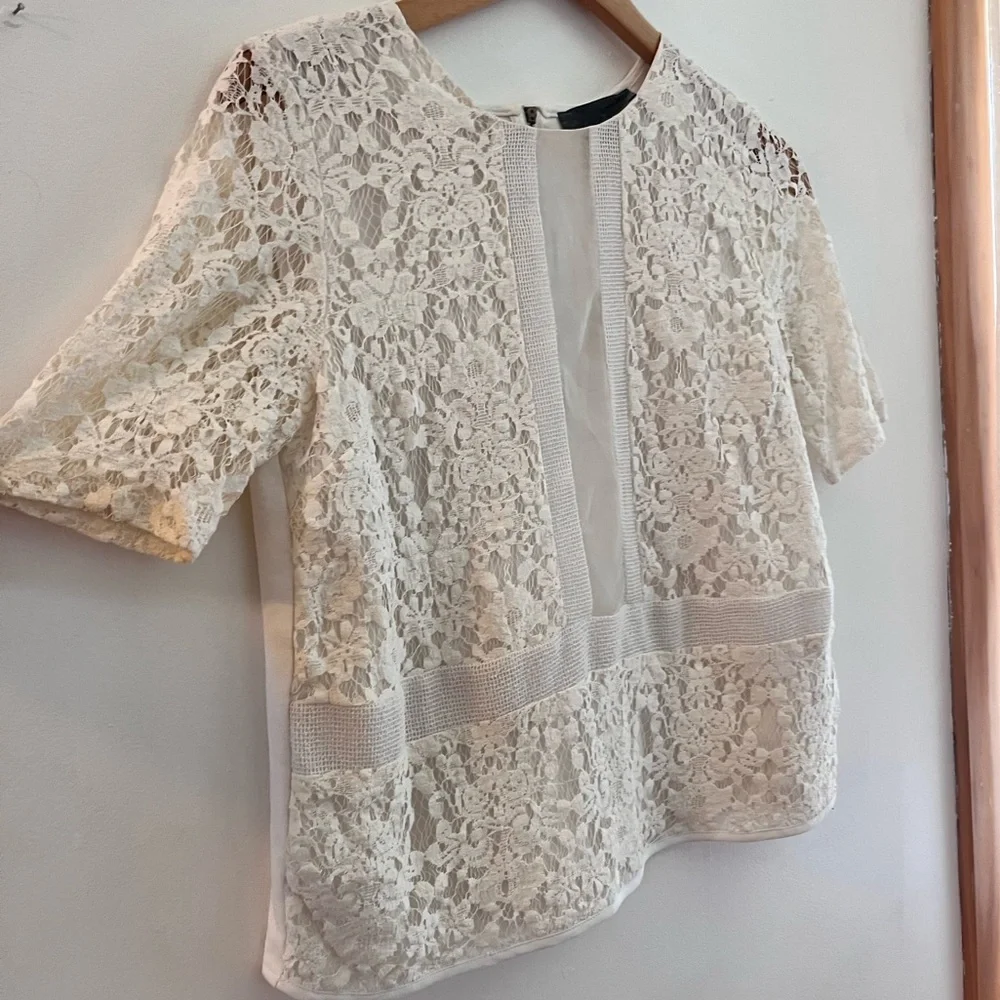 Anthropologie Lace Top - Picture 2 of 6